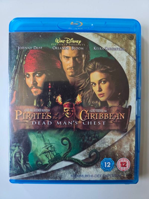 PIRATES OF THE CARIBBEAN DEAD MAN'S CHEST (IMPORT WITHOUT DUTCH SUBS) (BLURAY)