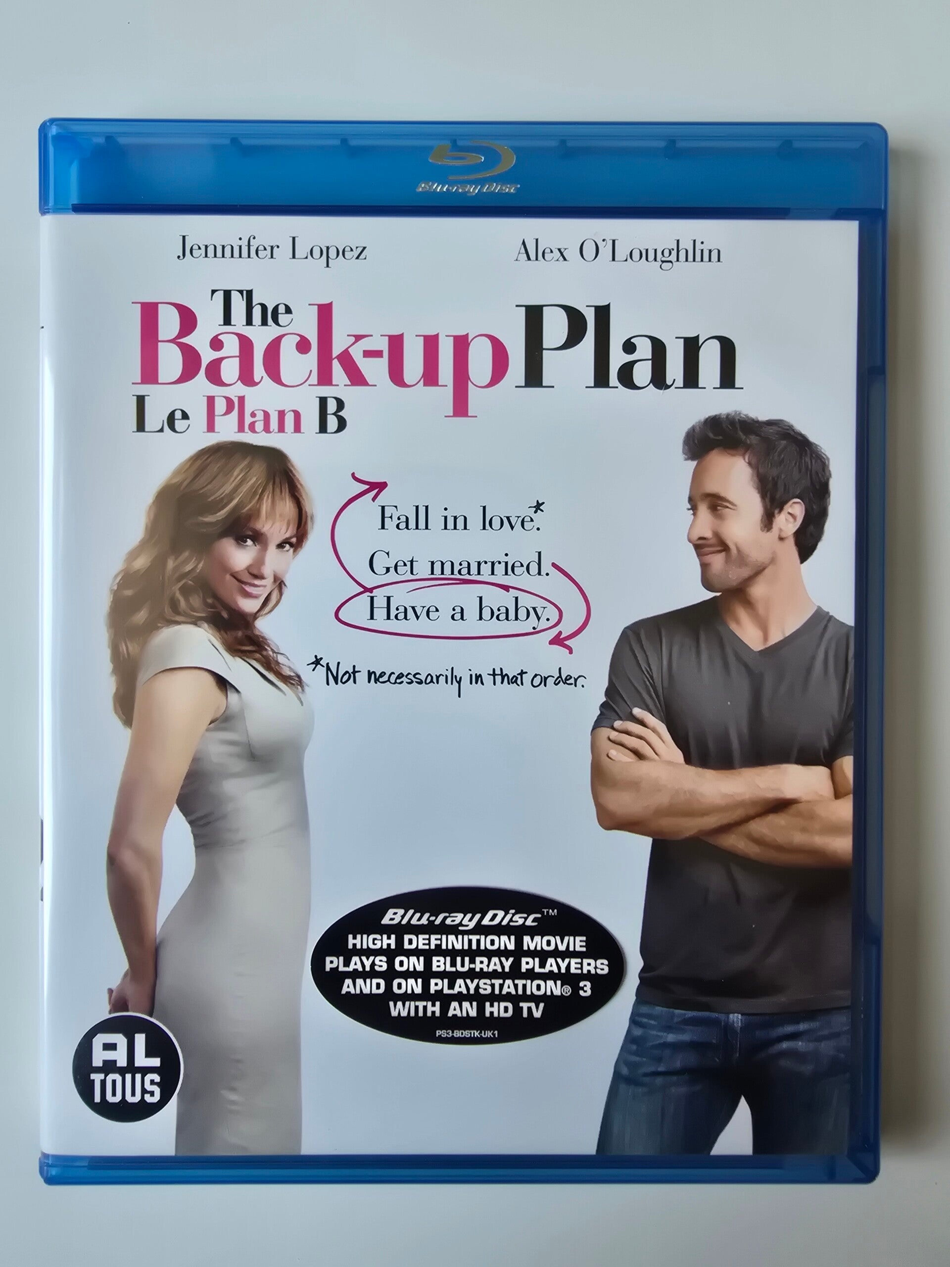 THE BACK-UP PLAN (BLURAY)
