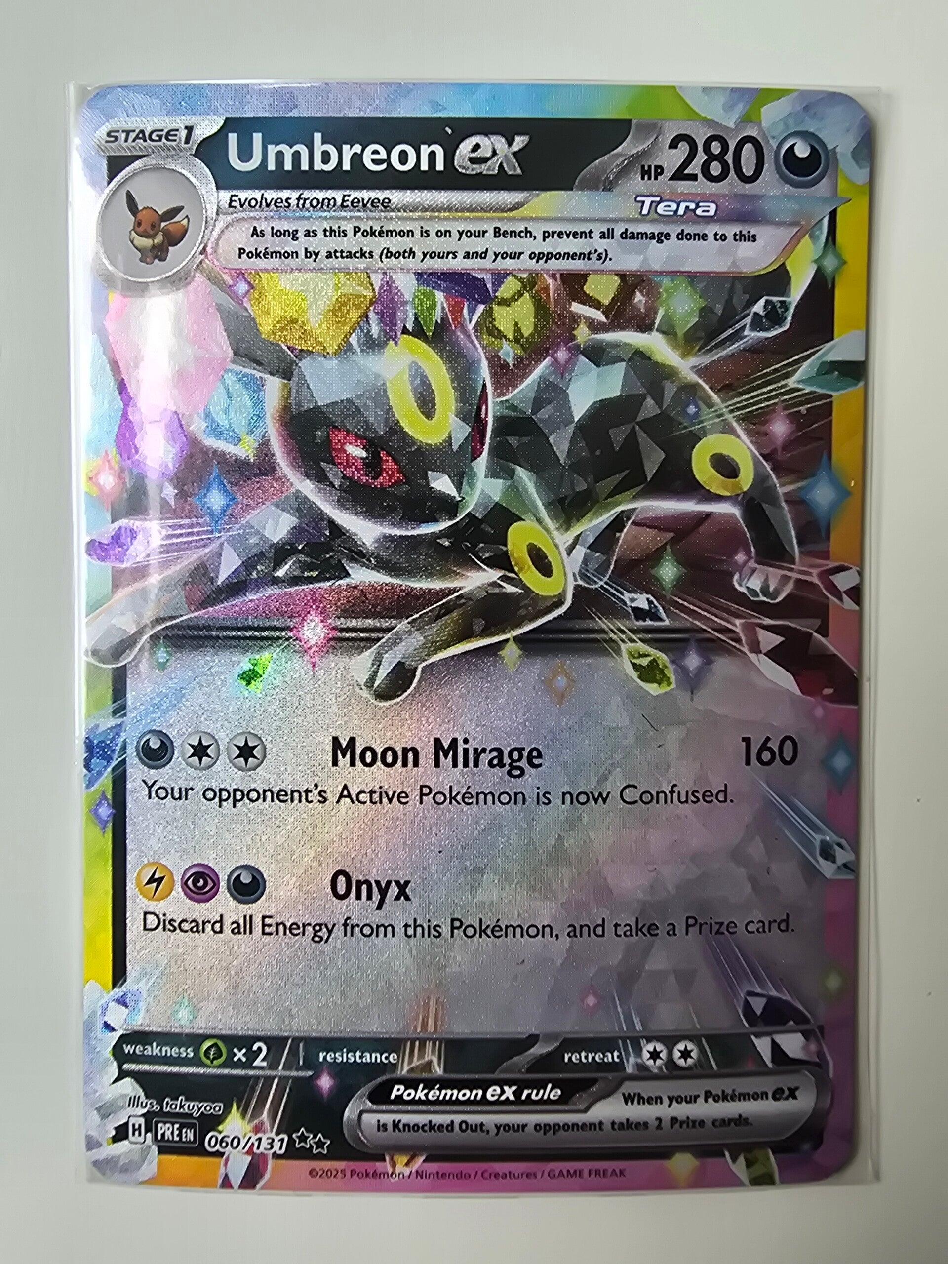 UMBREON EX (PRISMATIC EVOLUTIONS 060/131) (TRADING CARD)