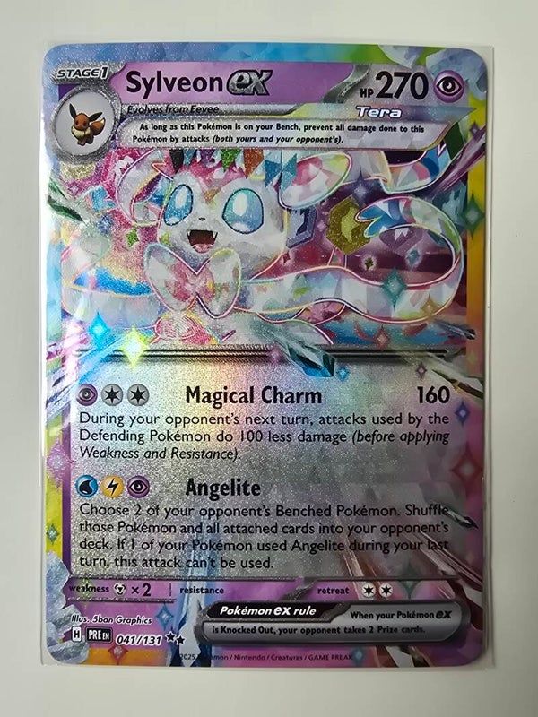 SYLVEON EX (PRISMATIC EVOLUTIONS 041/131) (TRADING CARD)
