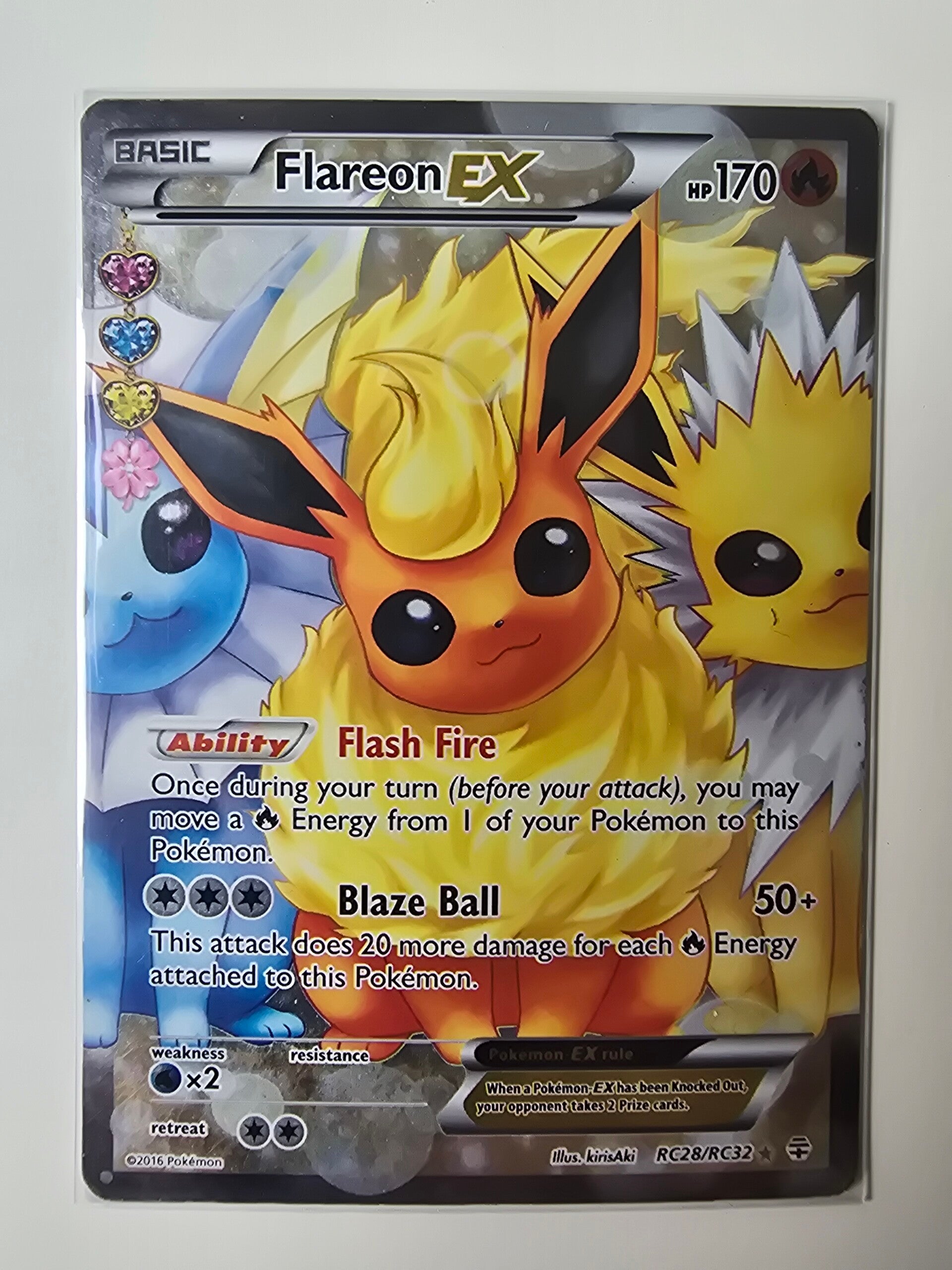 FLAREON-EX (GENERATIONS RC28/RC32) (TRADING CARD)