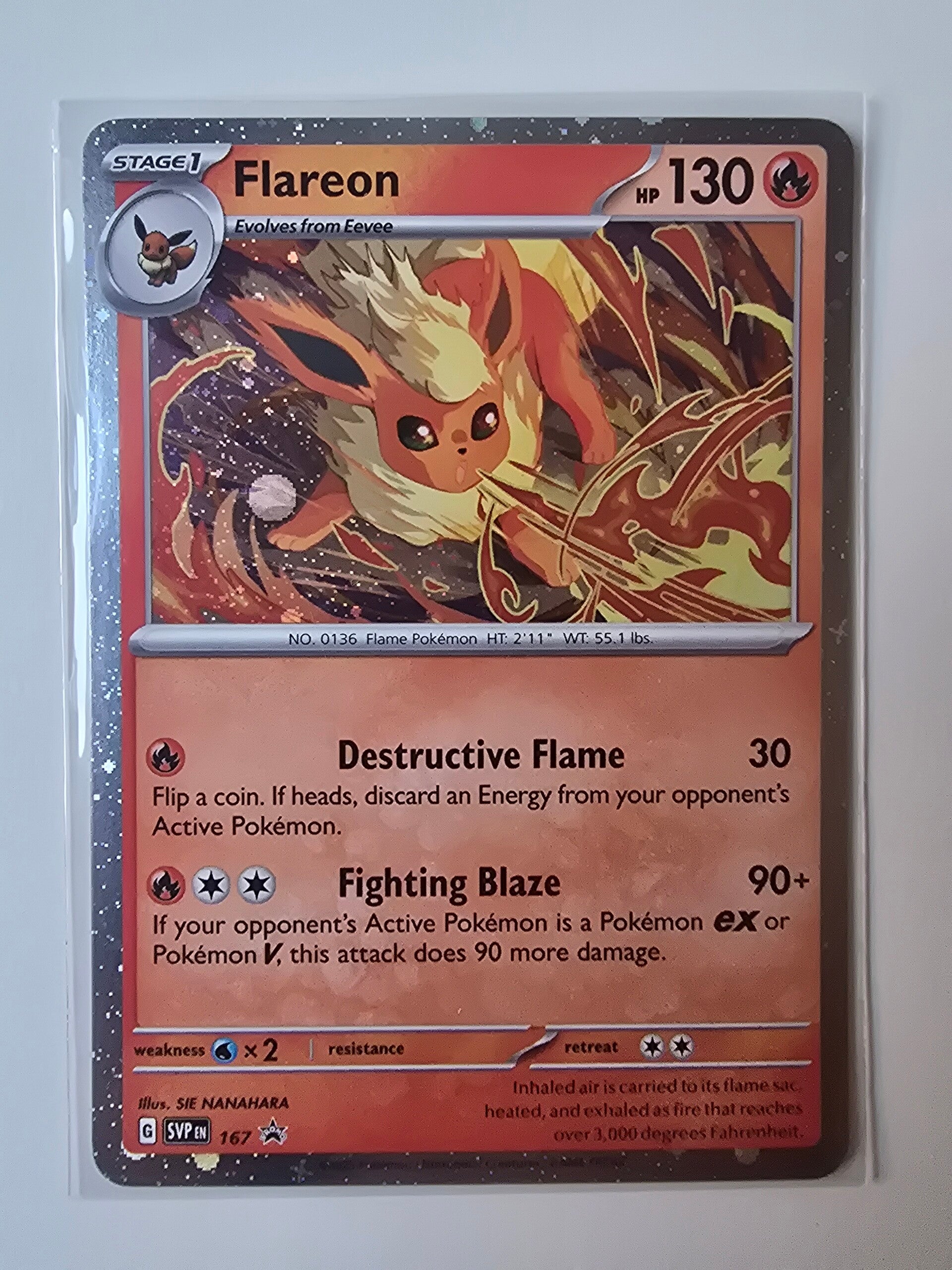 FLAREON (SCARLET & VIOLET PROMOS 167) (TRADING CARD)