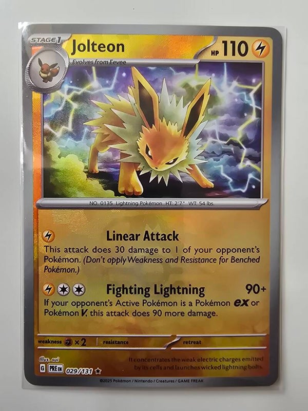 JOLTEON (PRISMATIC EVOLUTIONS 029/131) (TRADING CARD)
