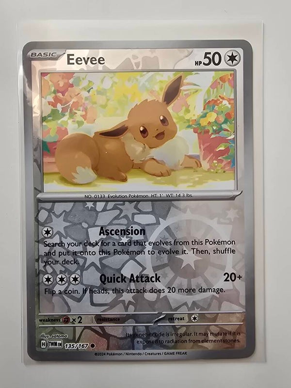 EEVEE (TWILIGHT MASQUERADE 135/167) (TRADING CARD)