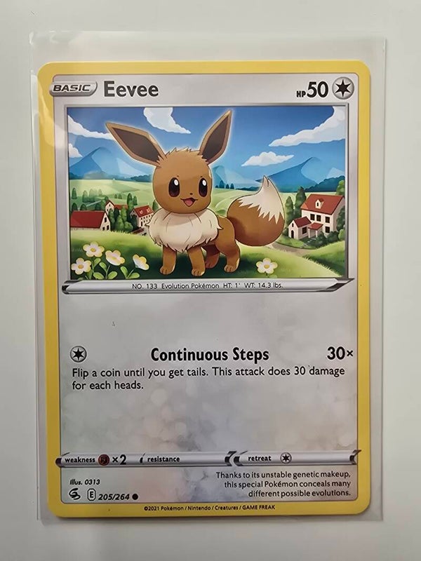 EEVEE (FUSION STRIKE 205/264) (TRADING CARD)