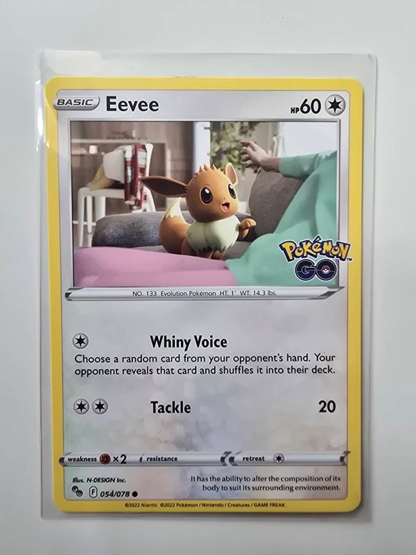 EEVEE (POKÉMON GO 054/078) (TRADING CARD)