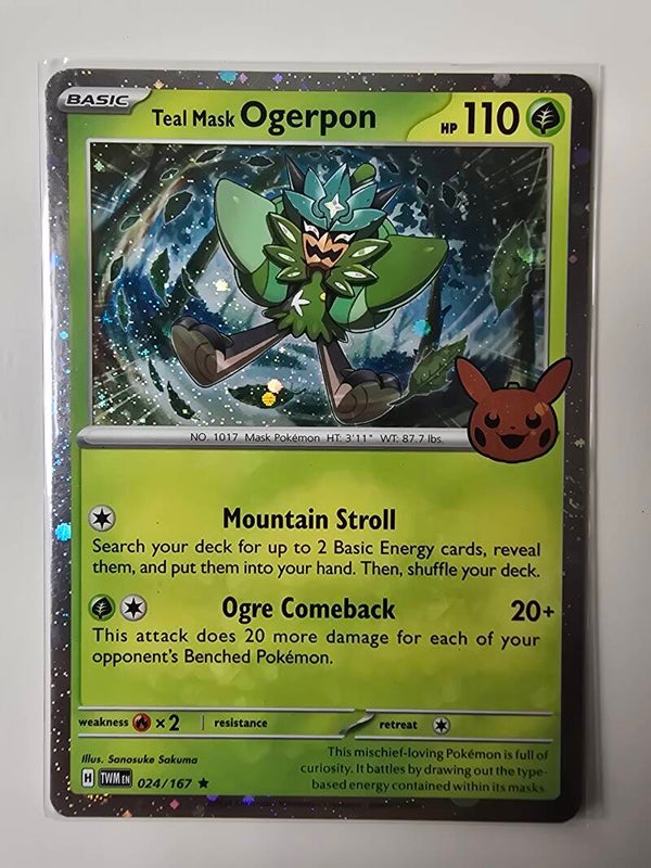 TEAL MASK OGERPON (TWILIGHT MASQUERADE 024/167) (TRADING CARD)