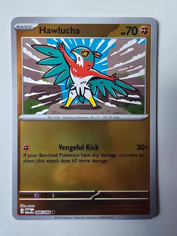 HAWLUCHA (PERFECT ORDER 046/088) (REVERSE HOLO) (TRADING CARD)