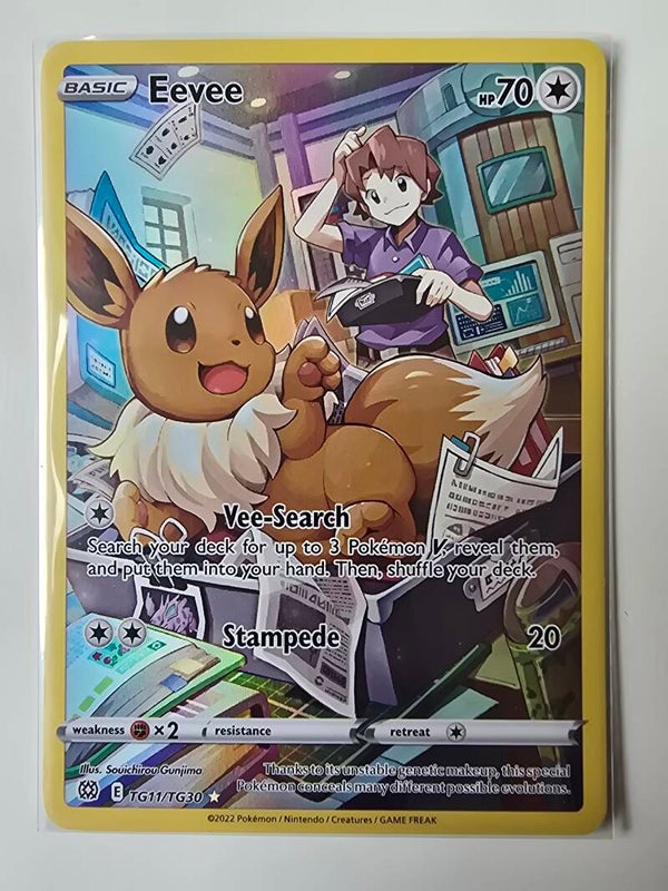 EEVEE (BRILLIANT STARS TG11/TG30) (HOLO) (TRADING CARD)