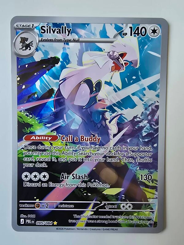 SILVALLY (PITCH BLACK 095/084) (TRADING CARD)