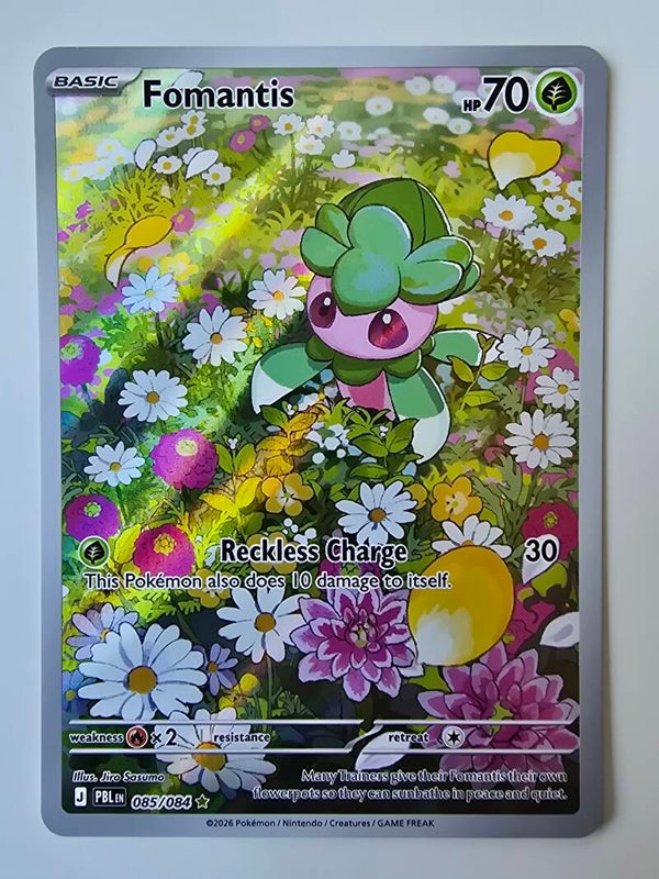 FOMANTIS (PITCH BLACK 085/084) (TRADING CARD)