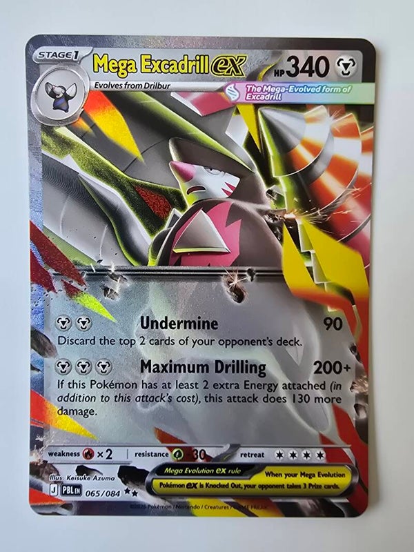MEGA EXCADRILL EX (PITCH BLACK 065/084) (TRADING CARD)
