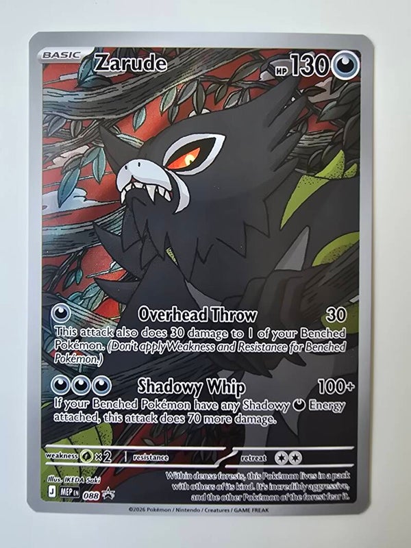 ZARUDE (PITCH BLACK MEP 088 PROMO HOLO) (TRADING CARD)