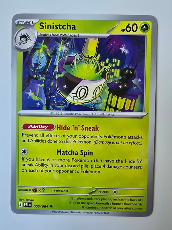 SINISTCHA (PITCH BLACK 006/084) (TRADING CARD)