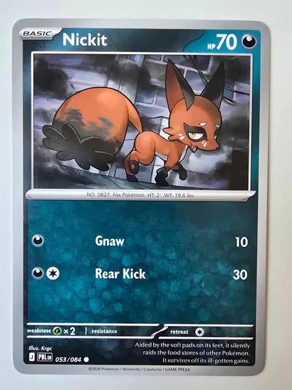 NICKIT (PITCH BLACK 053/084) (TRADING CARD)