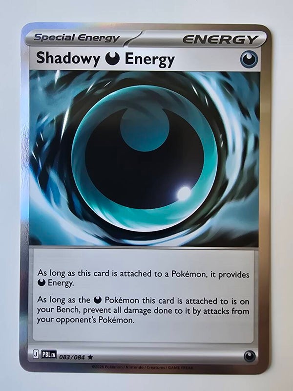 SHADOWY DARKNESS ENERGY (PITCH BLACK 083/084) (HOLO) (TRADING CARD)
