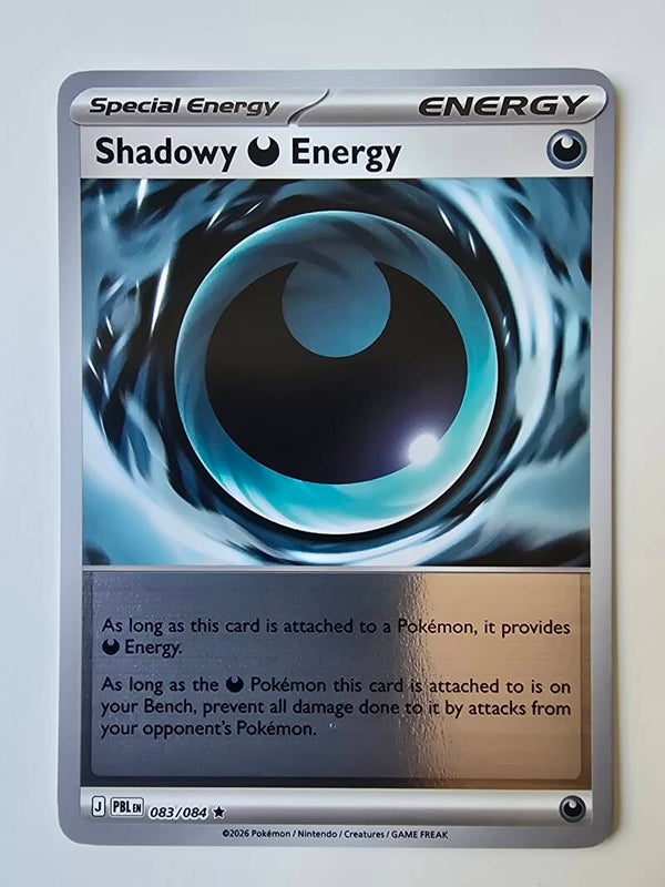 SHADOWY DARKNESS ENERGY (PITCH BLACK 083/084) (REVERSE HOLO) (TRADING CARD)