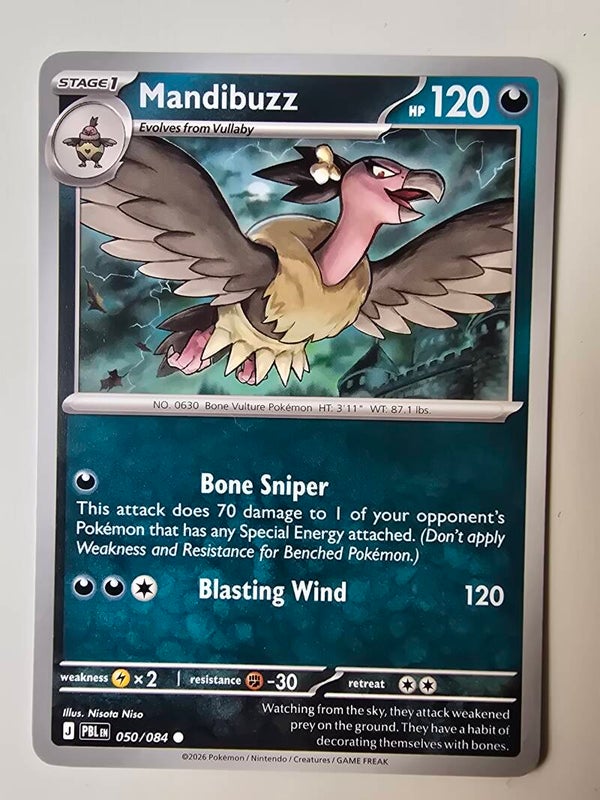 MANDIBUZZ (PITCH BLACK 050/084) (TRADING CARD)