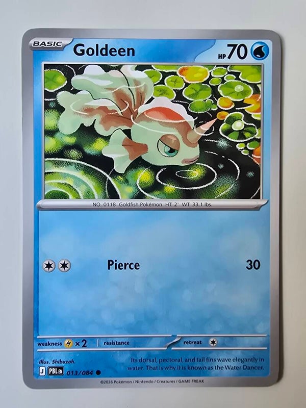 GOLDEEN (PITCH BLACK 013/084) (TRADING CARD)