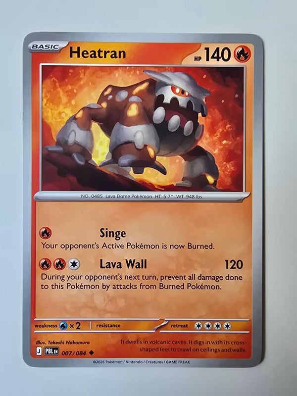 HEATRAN (PITCH BLACK 007/084) (TRADING CARD)