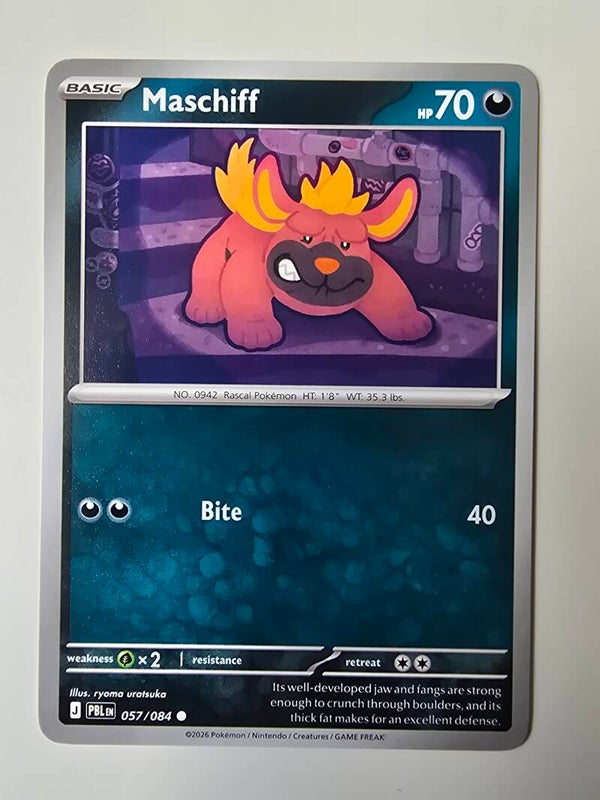 MASCHIFF (PITCH BLACK 057/084) (TRADING CARD)