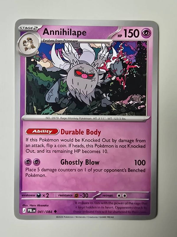 ANNIHILAPE (PITCH BLACK 041/084) (TRADING CARD)