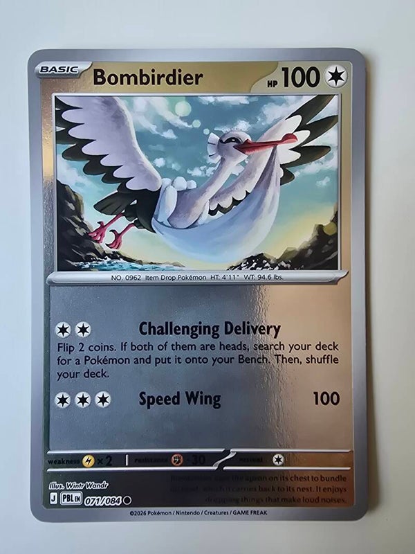 BOMBIRDIER (PITCH BLACK 071/084) (REVERSE HOLO) (TRADING CARD)