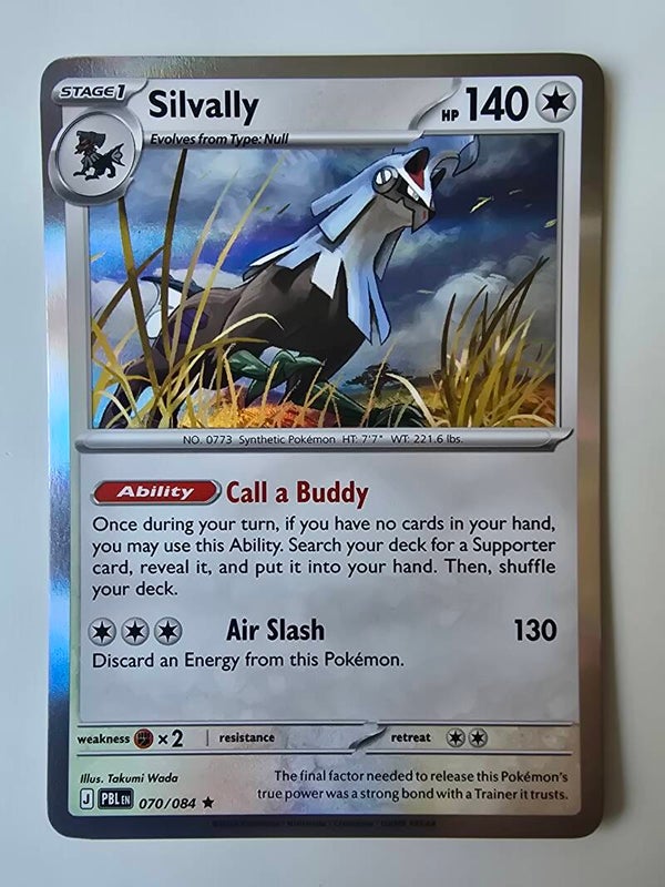 SILVALLY (PITCH BLACK 070/084) (HOLO) (TRADING CARD)
