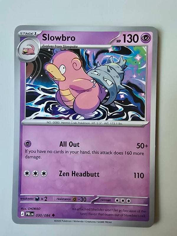 SLOWBRO (PITCH BLACK 030/084) (TRADING CARD)