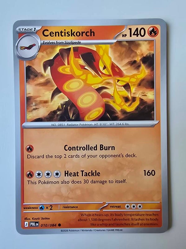 CENTISKORCH (PITCH BLACK 010/084) (TRADING CARD)