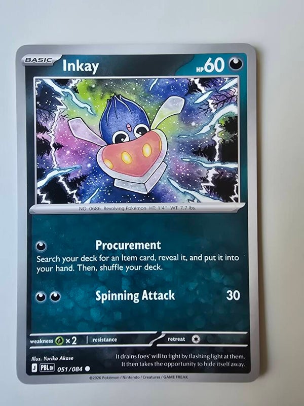 INKAY (PITCH BLACK 051/084) (TRADING CARD)