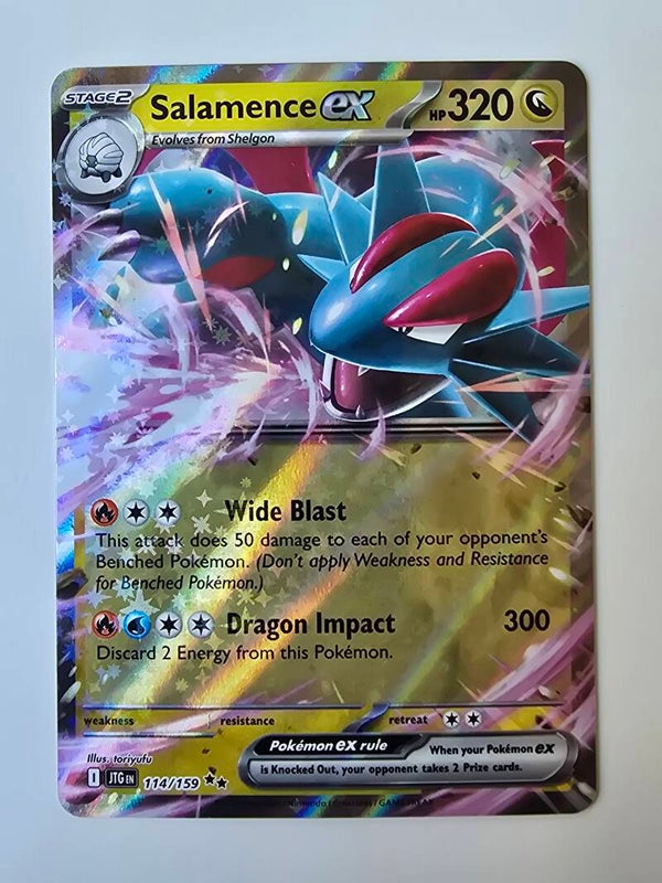 SALAMENCE EX (JOURNEY TOGETHER 114/159) (TRADING CARD)