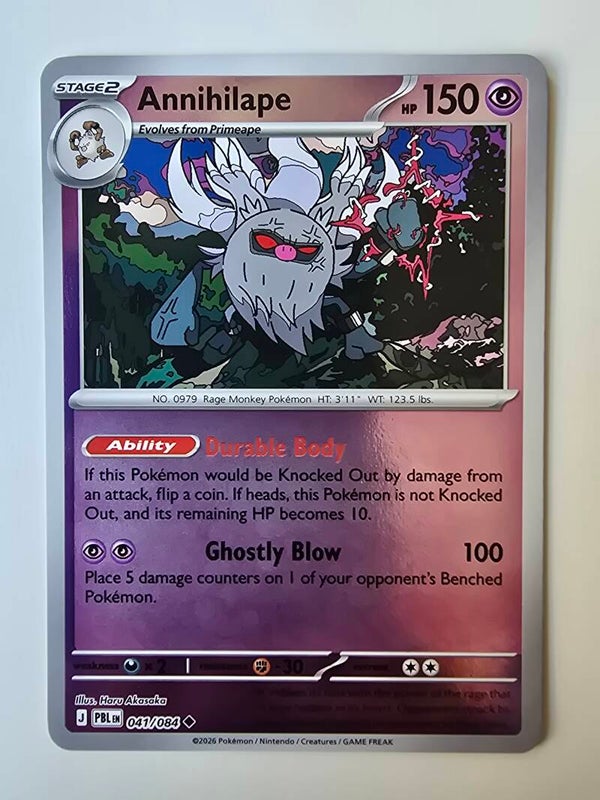 ANNIHILAPE (PITCH BLACK 041/084) (REVERSE HOLO) (TRADING CARD)