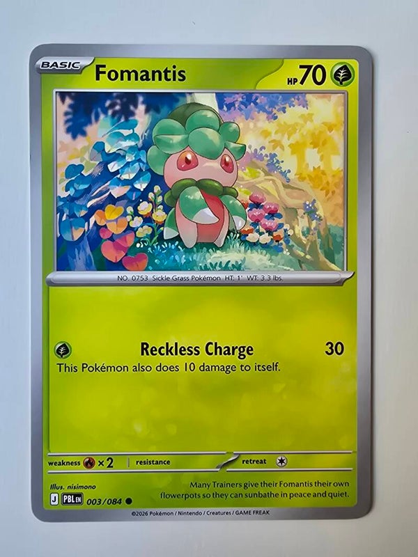 FOMANTIS (PITCH BLACK 003/084) (TRADING CARD)