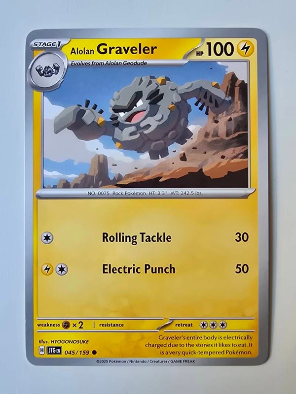 ALOLAN GRAVELER (JOURNEY TOGETHER 045/159) (TRADING CARD)