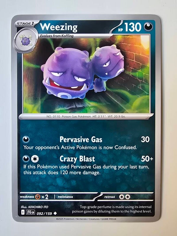 WEEZING (JOURNEY TOGETHER 092/159) (TRADING CARD)