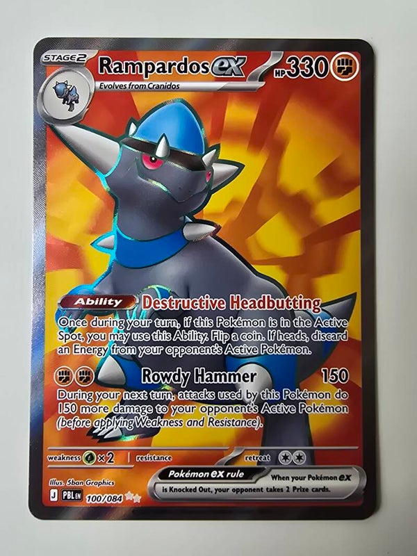 RAMPARDOS EX (PITCH BLACK 100/084) (TRADING CARD)