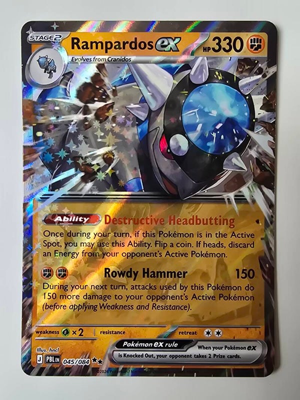 RAMPARDOS EX (PITCH BLACK 045/084) (TRADING CARD)