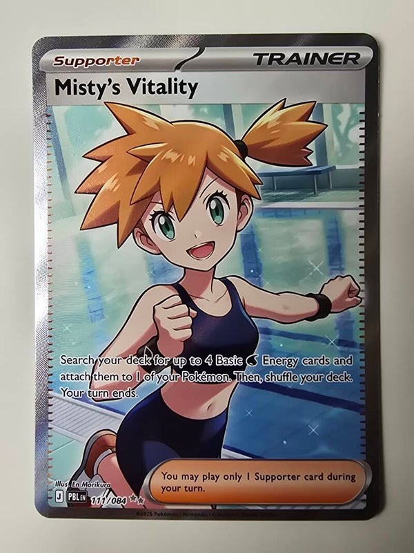 MISTY'S VITALITY (PITCH BLACK 111/084) (TRADING CARD)