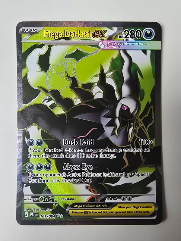 MEGA DARKRAI EX (PITCH BLACK 101/084) (TRADING CARD)