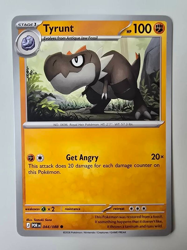 TYRUNT (PERFECT ORDER 044/088) (TRADING CARD)