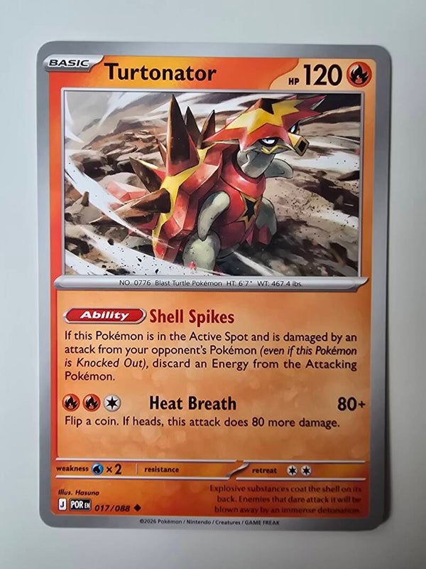TURTONATOR (PERFECT ORDER 017/088) (TRADING CARD)