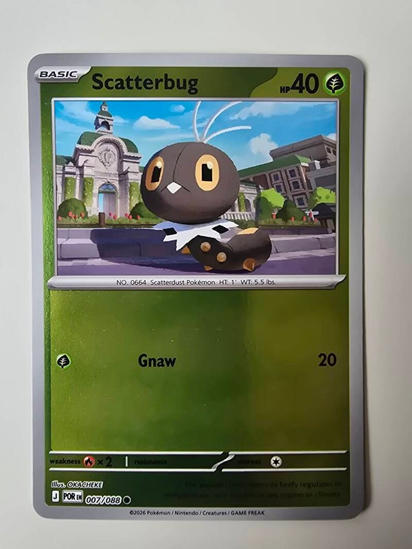 SCATTERBUG (PERFECT ORDER 007/088) (REVERSE HOLO) (TRADING CARD)