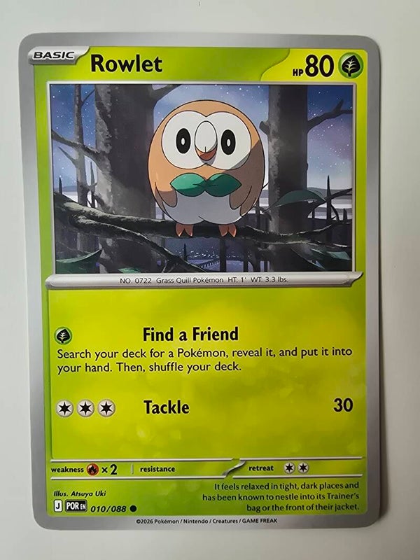 ROWLET (PERFECT ORDER 010/088) (TRADING CARD)