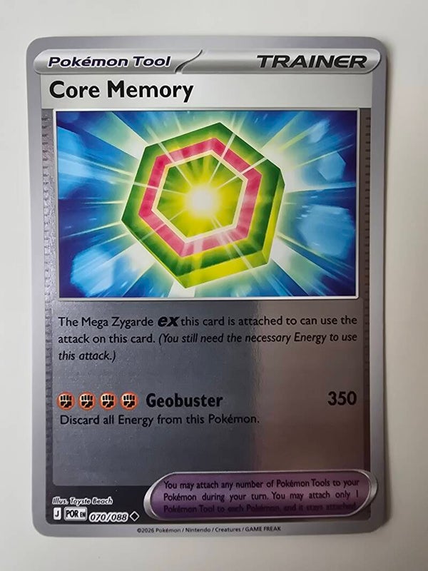 CORE MEMORY (PERFECT ORDER 070/088) (REVERSE HOLO) (TRADING CARD)