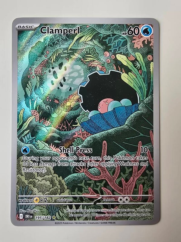 CLAMPERL (DESTINED RIVALS 195/182) (TRADING CARD)