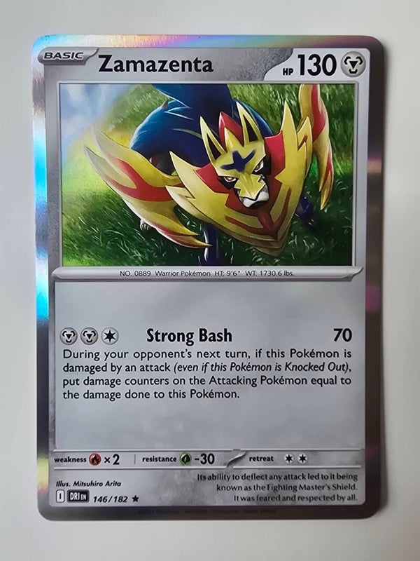 ZAMAZENTA (DESTINED RIVALS 146/182) (HOLO) (TRADING CARD)