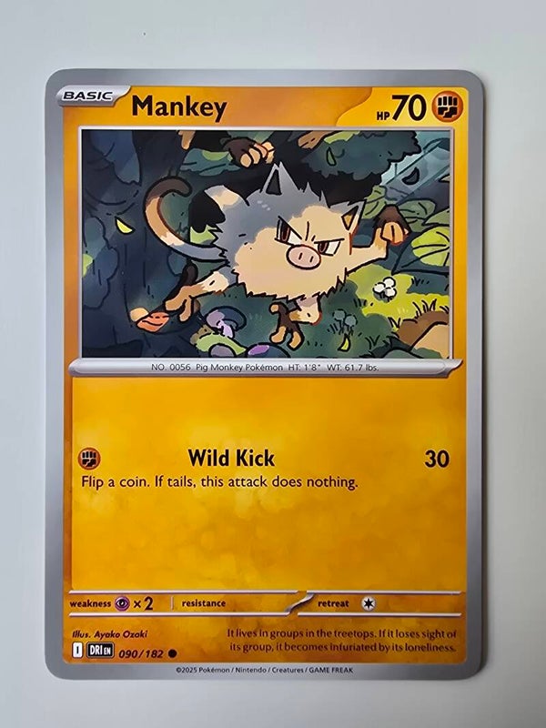 MANKEY (DESTINED RIVALS 090/182) (TRADING CARD)