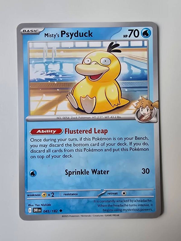 MISTY'S PSYDUCK (DESTINED RIVALS 045/182) (TRADING CARD)