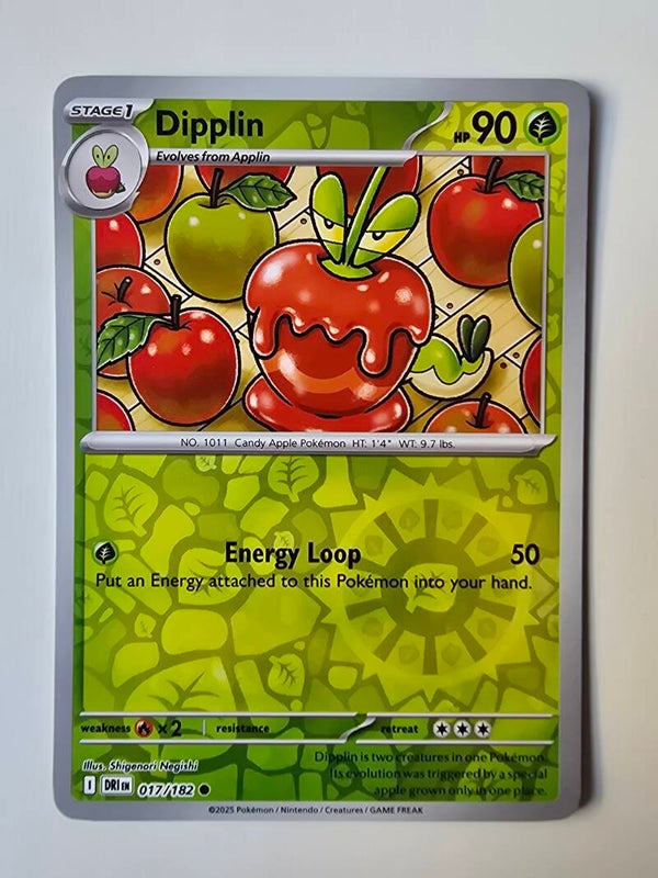 DIPPLIN (DESTINED RIVALS 017/182) (REVERSE HOLO) (TRADING CARD)
